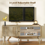 TV Stand Cabinet for TVs up to 55" - Oak