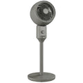 Air Circulator Fan Pedestal Cooling Fan with 3 Speed and Carry Handle, 9 Inch, Grey