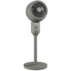 Air Circulator Fan Pedestal Cooling Fan with 3 Speed and Carry Handle, 9 Inch, Grey