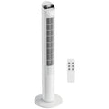Tower Fan with WiFi App Control Standing Floor Cooling Fan Remote Control 101.8 cm White