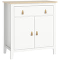 HOMCOM Farmhouse Style Sideboard - White