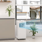9,000 BTU Mobile Air Conditioner for Room up to 28m², with Dehumidifier, 24H Timer, Wheels, Window Mount Kit