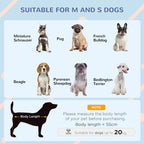 PawHut Dog House Outdoor Elevated Dog Bed with Removable Cover, Mesh Windows, Storage Bag, for S and M-Sized Dogs, Grey