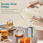 Retro Toaster and Kettle Set - Cream