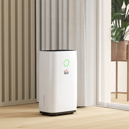 20L/Day Portable Dehumidifier for Home, with LED Screen, Sleep Mode, 24H Timer, 4L Water Tank, Electric Air Dehumidifier for Damp Laundry Bedroom Basement