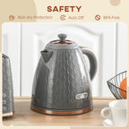 3kW Rapid Boil Honeycomb Kettle - Grey