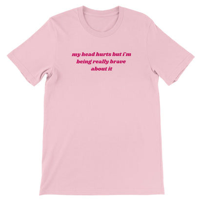 My Head Hurts printed t-shirt