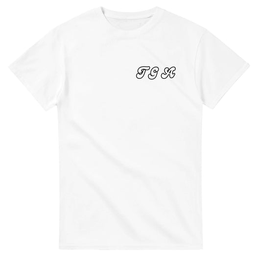 Tired Girl Apparel Floral Logo printed tee