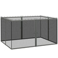 Outsunny 352 x 207cm Universal Replacement Mesh Sidewall Netting for Patio Gazebos and Canopy Tents, (Sidewall Only) Dark Grey
