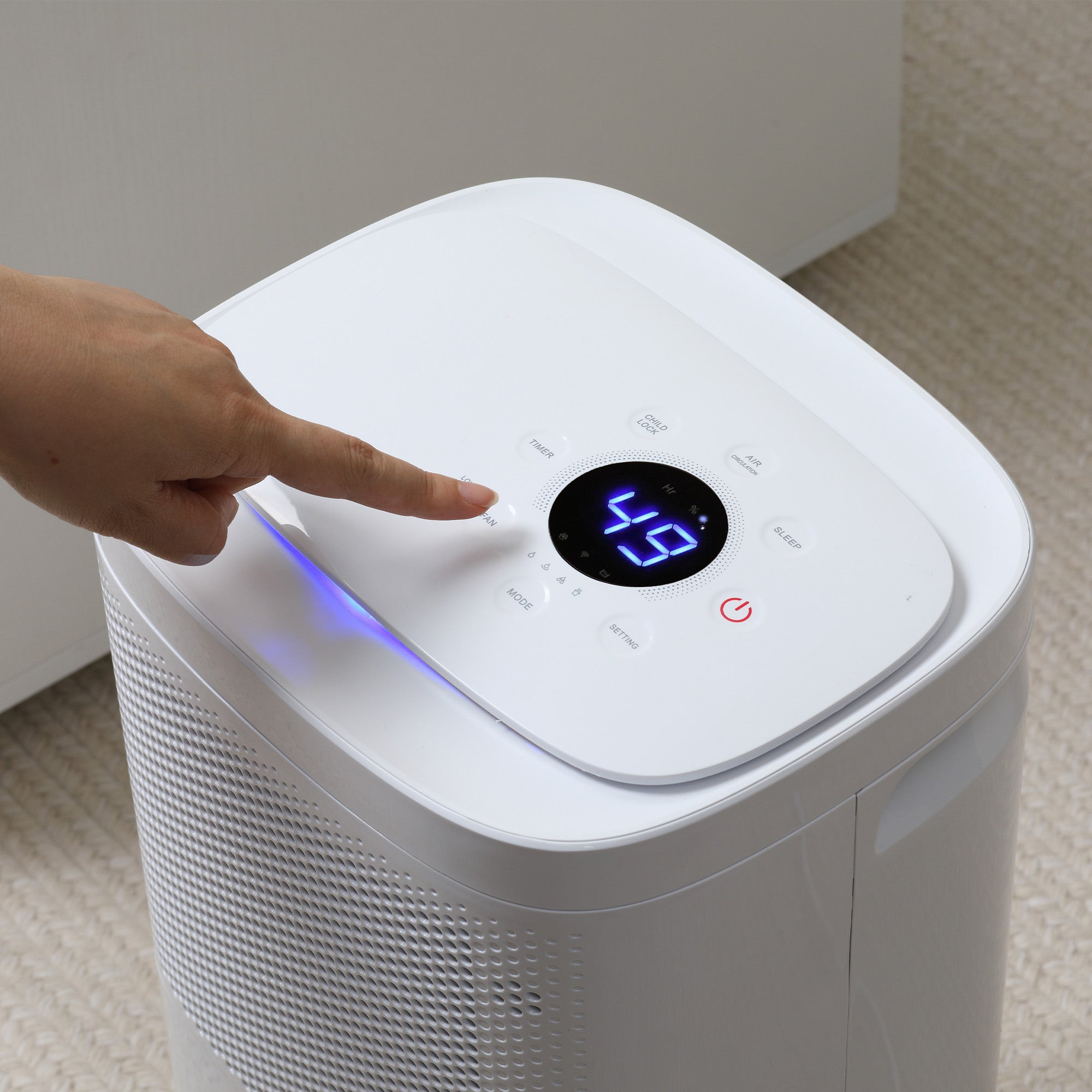 10L/Day 2200ML Portable Quiet Dehumidifier with WiFi Smart App Control, Electric Moisture Air Dehumidifier for Home Laundry Basement