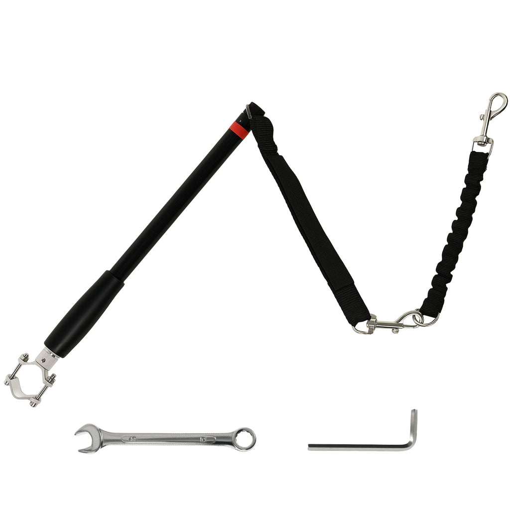 PawHut Dog Lead for Bicycle, Dog Leash for Cycling, Training, Jogging, Black