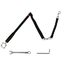 PawHut Dog Lead for Bicycle, Dog Leash for Cycling, Training, Jogging, Black