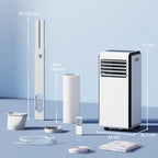 Portable Air Conditioner 7000 BTU, 4-in-1 Air Conditioning Unit with Cooling, Dehumidifier, Fan, Sleep Mode, White