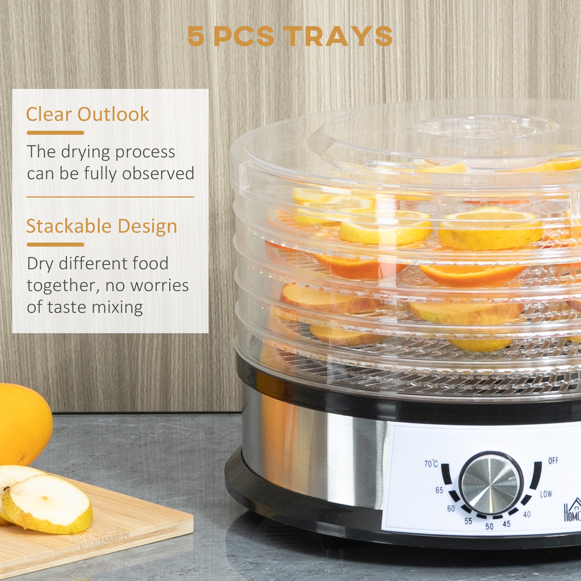 40-70? Five-Tray Food Dehydrator