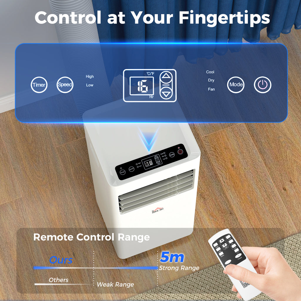 Portable Air Conditioner 5000 BTU, 4-in-1 Cooling, Dehumidifier, Fan, Sleep Mode, Air Conditioning Unit with Digital Display & Remote Control, 24H Timer, Window Venting Kit, for Room up to 18?