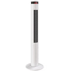 Oscillating Tower Fan Remote Control 3 Speed Modes Cooling Machine White