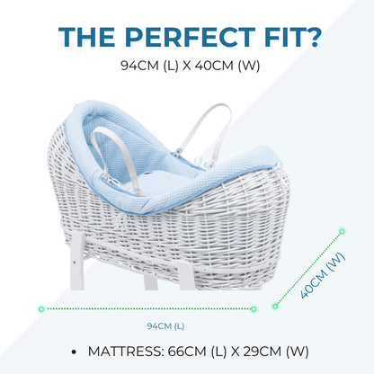 Wicker Pod Baby Deluxe Moses Basket