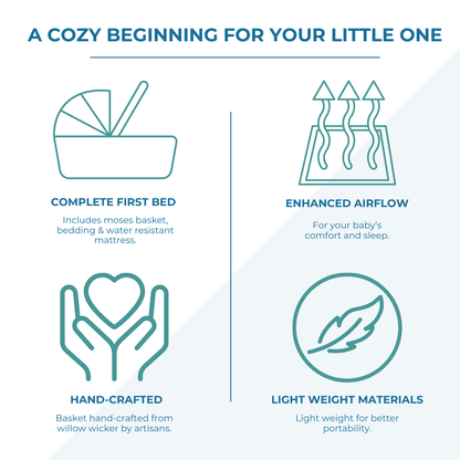 Wicker Moses Basket
