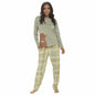 Women's Highland Cow Cotton Jersey Pyjama Set Long Sleeve Lounge Wear PJs with Elasticated Waistband by Daisy Dreamer