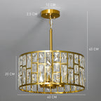 72 Glass Crystallite Chandelier - Gold-Tone