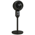 Air Circulator Fan Pedestal Cooling Fan with 3 Speed and Carry Handle, 9 Inch, Black