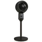 Air Circulator Fan Pedestal Cooling Fan with 3 Speed and Carry Handle, 9 Inch, Black
