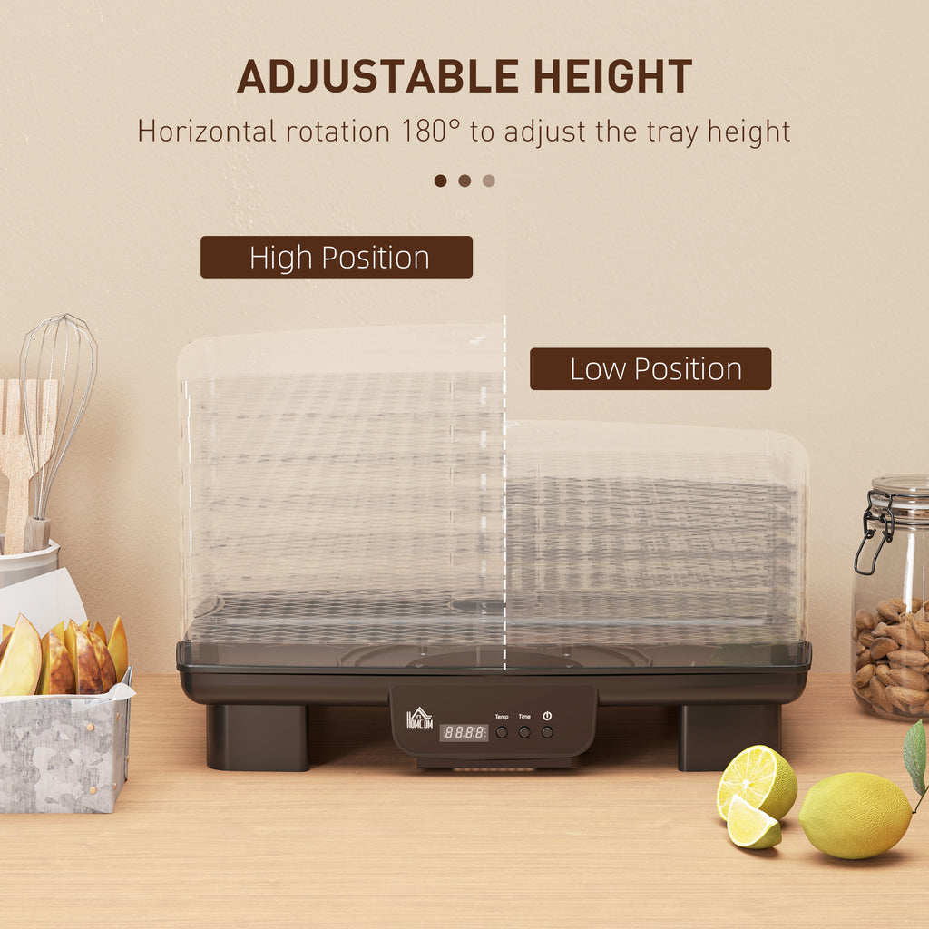 40-70? Six-Tray Food Dehydrator - Black