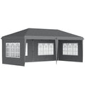 Outsunny 3 x 6m Pop-Up Gazebo, with Removable Walls - Grey