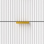 HOMCOM Elegant Four-Drawer Bedside Table - White