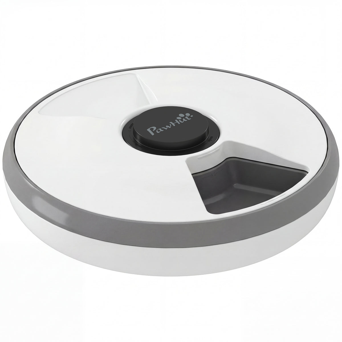 PawHut Automatic Cat Feeder Programmable Timer for Dry Wet Food Cat Food Dispenser with Ice Pack for 6 Meals