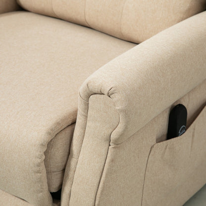 45° Lifting Riser and Recliner Armchair  - Beige