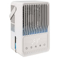 Portable Air Conditioner, 4-in-1 Mini Air Cooler with 3 Wind Speed, 2 Mist Mode, 7 Colour RGB Light, White