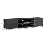 Floating TV Stand Cabinet for TVs up to 60", Wall Mounted TV Unit, Grey