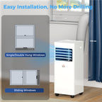 Portable Air Conditioner 5000 BTU, 4-in-1 Cooling, Dehumidifier, Fan, Sleep Mode, Air Conditioning Unit with Digital Display & Remote Control, 24H Timer, Window Venting Kit, for Room up to 18?