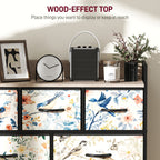 HOMCOM 7-Drawer Chest of Drawers - White