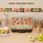 40-70? Six-Tray Food Dehydrator - Black